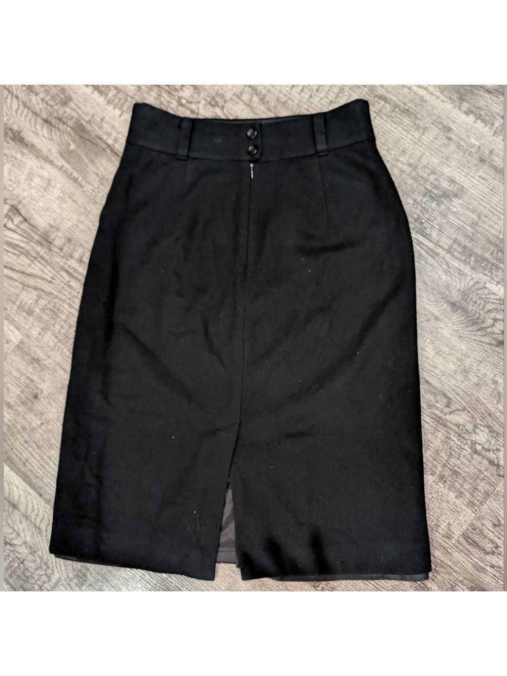 Vintage Banana Republic 2006 Wool Blend Pencil Skirt Size 6 Tailored Classic - Picture 11 of 11